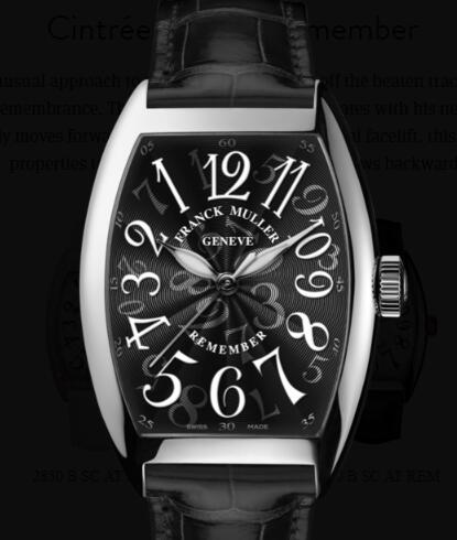 Buy Franck Muller Cintrée Curvex Remember Replica Watch for sale Cheap Price 7880 B SC AT REM Black